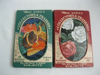 Vintage Collectors & Traders Arrco Playing Card Subjects Designs Series 19 & 21