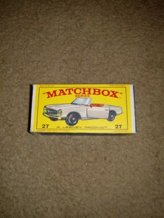 Matchbox Lesney (mercedes - Benz 230sl)