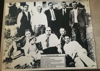 Al Capone The Head Of The Chicago Outfit With Family
