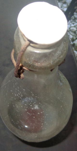 white rock half gallon soda minerial blob top bottle erie pa 2