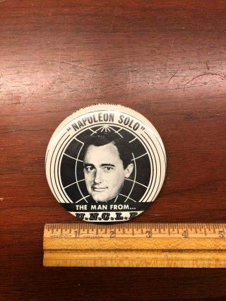 Vintage 1965 The Man From Uncle Tv Show U.  N.  C.  L.  E.  Pin Napoleon Solo