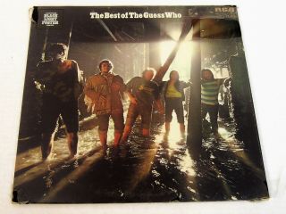 Best Of The Guess Who - 1971 Us Lp - W/sticker & Black Light Poster