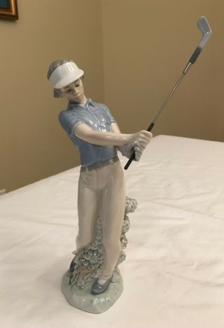Lladro 451 " Fore " Youth Golfer
