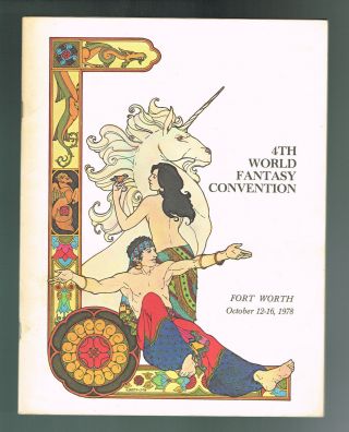 Fourth World Fantasy Conventon 1978 Pb R.  E.  Howard.  Fritz Leiber,  Gahan Wilson