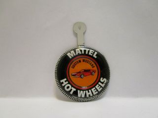 1967 Hot Wheels Custom Mustang Red Line Button