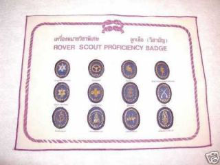Complete Set Of Scouts Of Thailand Rover King 