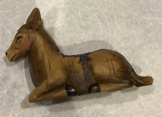 Jim Shore - Heartwood Creek - Mini Nativity Donkey - 2004 - Figurine - Repaired Tail