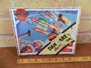 Dan Dare Space Man Rocket Ship Jigsaw Puzzle Toy C1950 - 60s
