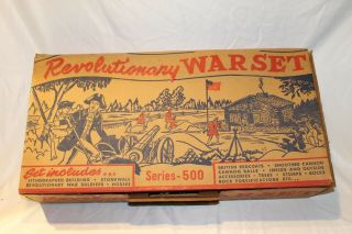 Marx 3401 Revolutionary War Play Set / Box (box Only)