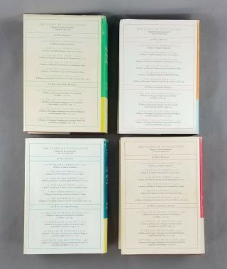 The Story of Civilization by Will & Ariel Durant Vintage Hardcover 11 Volume Set 3