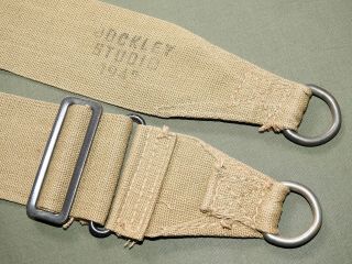 Us Army Ww2 Musette Bag M - 1936 Khaki General Purpose Shoulder Strap Exc 1942 Vtg