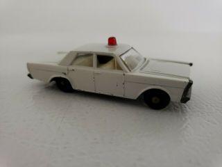 Vintage Matchbox No.  55/59 Ford Galaxie Police Car Made In England By Lesney