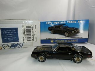 Franklin 1977 Pontiac Trans Am Die - Cast Car 1:24