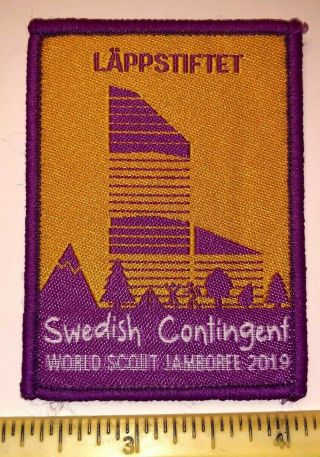Swedish Contingent Lappstiftet Badge Patch 2019 24th World Boy Scout Jamboree