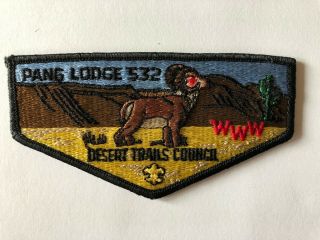 Pang Lodge 532 S4a Oa Flap Patch Order Of The Arrow Boy Scouts