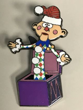 Busch Gardens/seaworld Pin— Misfit Toy Charlie In The Box - Rudolph Christmas