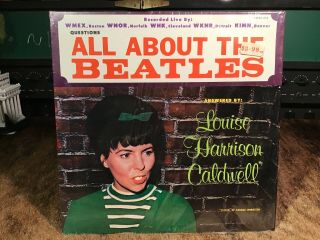 All About The Beatles Louise Harrison Caldwell Recar Nm In Shrink W/ Insert