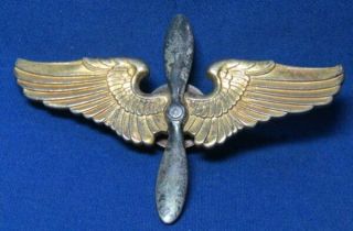 Wwii Army Air Forces 3 Inch Full Size Cadet Wings Badge
