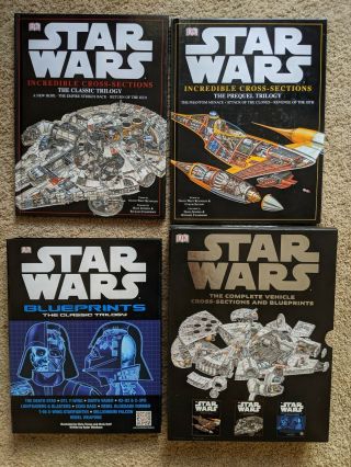 Star Wars The Complete Vehicle Cross Sections & Blueprints Set Dk Lucas Books