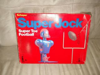 Jock Game By Schaper With Toe 1976 Complete Football Card