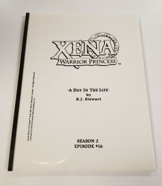 Xena Script - " A Day In The Life ",  Season 2,  Episode 16