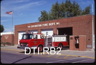 Do9 Covington Ohio Oh Engine 1 Fire Truck Apparatus Slide