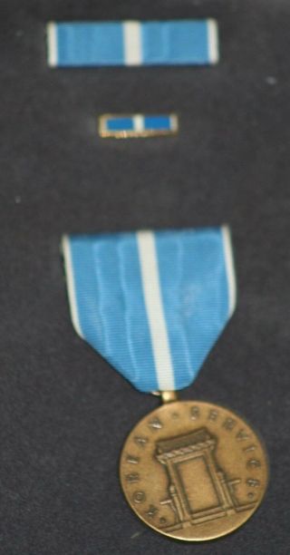 United States Of America Military Navy Korean Service Medal Set