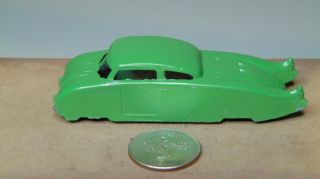 Vintage Midgetoy Futuristic Space Car Green 3 1/2 "