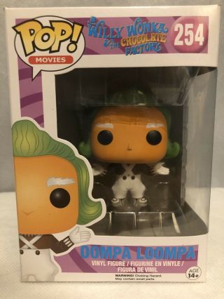 Funko Pop Movies 254 Willy Wonka And The Chocolate Factory Oompa Loompa