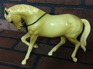 Blond with White Mane and Tail Vintage Hartland Plastic Horse 2