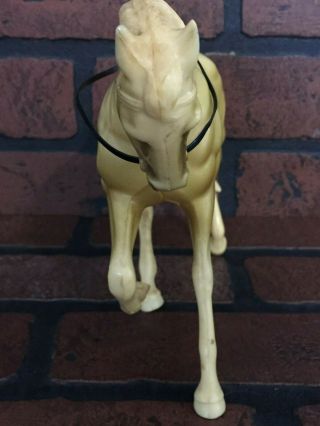 Blond with White Mane and Tail Vintage Hartland Plastic Horse 3