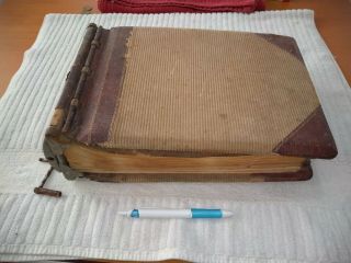 Vintage Accounting Ledger Book Blank