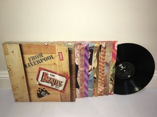 The Beatles - From Liverpool 8 Lp Box Set Parlophone 1980 Uk 1st Lps=ex,  /box=g -