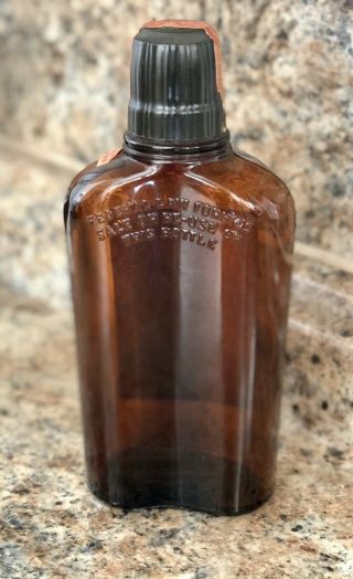 Vintage Four Roses Bourbon Bottle w/ Bakelite Cap & Federal Paper Seal 2