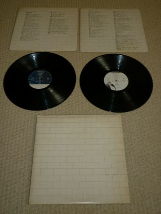 Pink Floyd The Wall Vinyl Double Album Lp Record 33rpm Very Good,