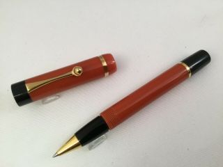 Bexley Simplicity Ii Classic Orange (duofold) Rollerball Pen (jlc)