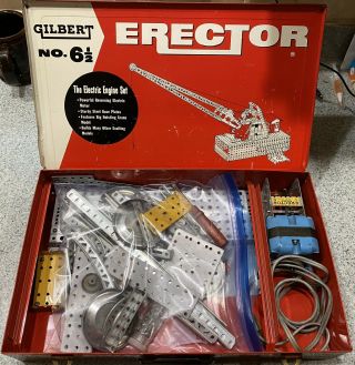 Vintage 1950’s Gilbert 6 1/2 Erector Toy Set Parts Motor