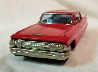 Vintage Bandai 1961 Cadillac Tin Friction Made In Japan 2