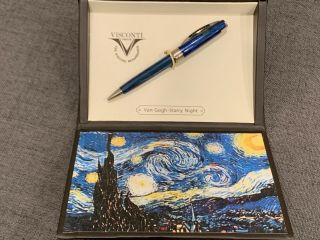 Visconti Van Gogh Impressionist Starry Night Ballpoint Pen - 78618