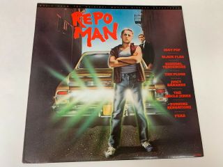Repo Man Soundtrack Album 1984 Lp Vinyl Punk Iggy Pop Black Flag Circle Jerks