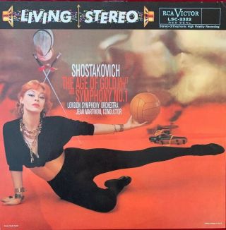 Shostakovich The Age Of Gold Ballet Suite & Symphony No.  1 Lp Rca Shaded Dog