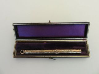 Vintage Aikin Lambert & Co No.  2 Dip Pen - Pencil Combo - Gold Nib