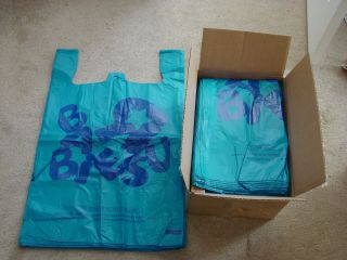 Toys R Us Babies R Us Shopping Bag Geoffrey 500 Blue Bags Case 30x20 Large