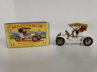 Vintage Matchbox 1909 Opel Coupe Models Of Yesteryear Y - 4