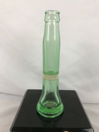 Vintage Coca Cola Green Glass Test Bottle
