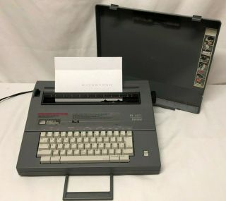Smith Corona Sl 480 Electric Portable Typewriter With Case Great