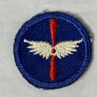 Small Propeller Wings Patch Aaf Wwii Army Air Force World War Ii