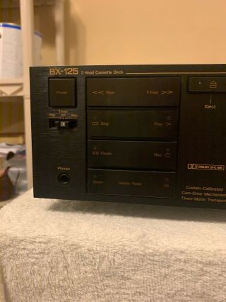VINTAGE NAKAMICHI BX - 125 3 MOTOR 2 HEAD CASSETTE DECK And Great 2