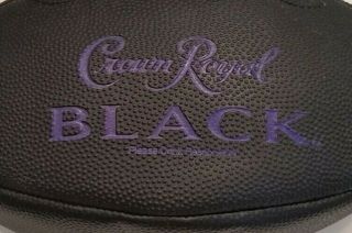 Crown Royal Black Canadian Whisky Whiskey Promotional Leather Football 2