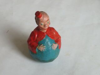 Early 1900s Happy Holigan Roly Poly Schoenhut Paper Mache Toy